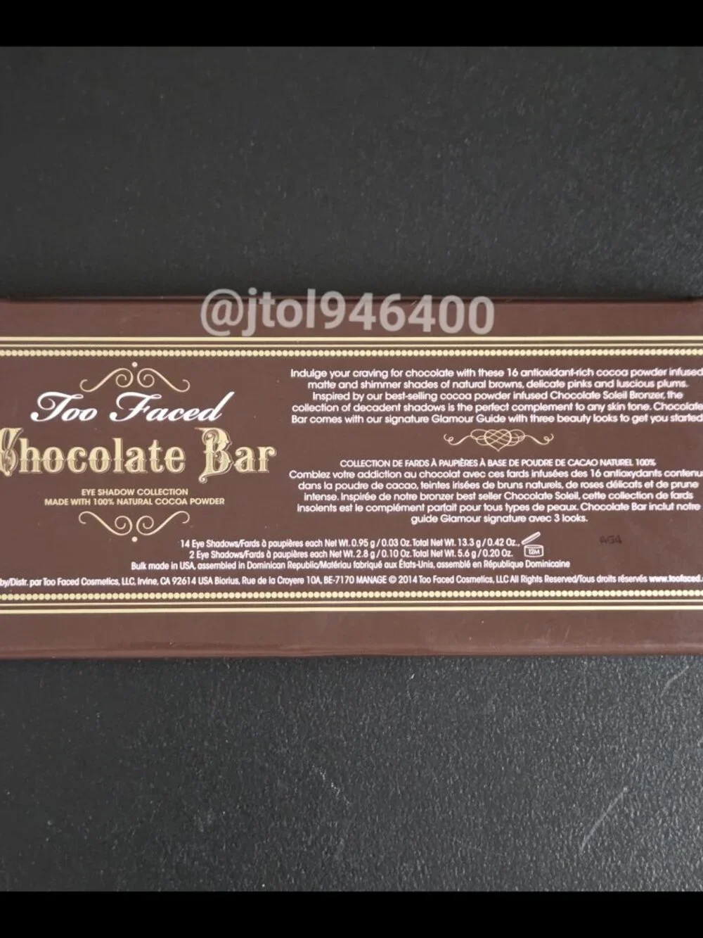 Too Faced Chocolate Bar Eyeshadow Palette